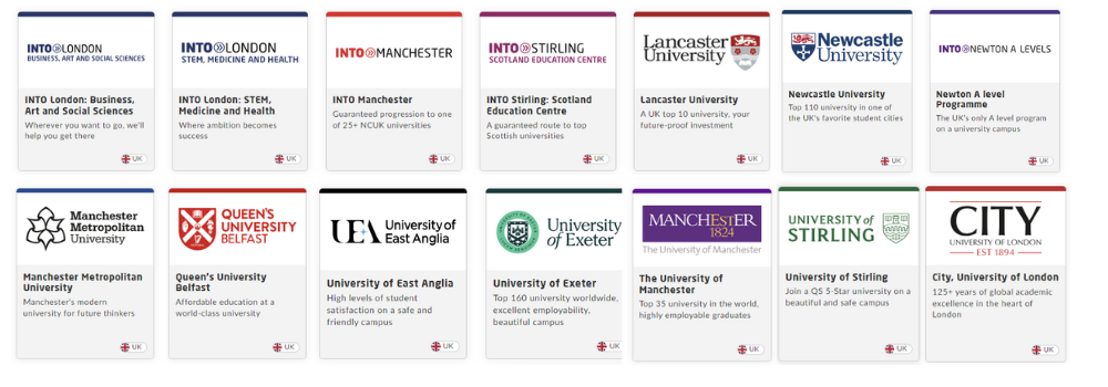 INTO group of universities